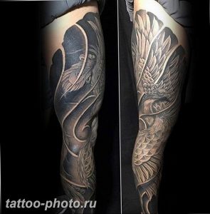 фото идеи тату феникс 18.12.2018 №090 - photo ideas tattoo phoenix - tattoo-photo.ru