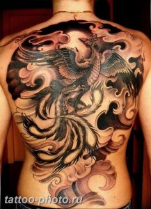 фото идеи тату феникс 18.12.2018 №098 - photo ideas tattoo phoenix - tattoo-photo.ru