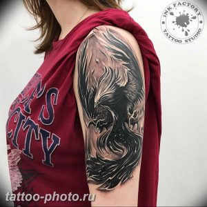 фото идеи тату феникс 18.12.2018 №101 - photo ideas tattoo phoenix - tattoo-photo.ru