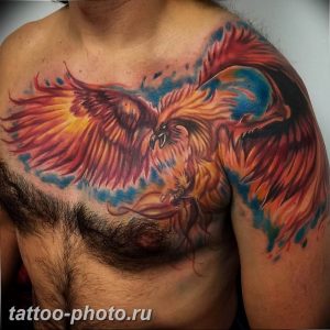 фото идеи тату феникс 18.12.2018 №110 - photo ideas tattoo phoenix - tattoo-photo.ru