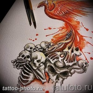 фото идеи тату феникс 18.12.2018 №196 - photo ideas tattoo phoenix - tattoo-photo.ru