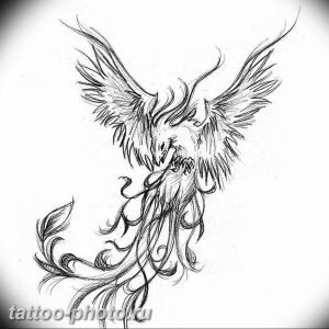 фото идеи тату феникс 18.12.2018 №198 - photo ideas tattoo phoenix - tattoo-photo.ru