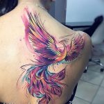 фото идеи тату феникс 18.12.2018 №279 - photo ideas tattoo phoenix - tattoo-photo.ru
