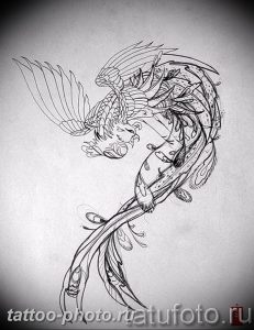 фото идеи тату феникс 18.12.2018 №283 - photo ideas tattoo phoenix - tattoo-photo.ru