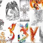 фото идеи тату феникс 18.12.2018 №289 - photo ideas tattoo phoenix - tattoo-photo.ru