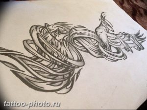 фото идеи тату феникс 18.12.2018 №309 - photo ideas tattoo phoenix - tattoo-photo.ru