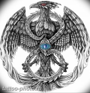 фото идеи тату феникс 18.12.2018 №313 - photo ideas tattoo phoenix - tattoo-photo.ru