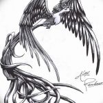 фото идеи тату феникс 18.12.2018 №329 - photo ideas tattoo phoenix - tattoo-photo.ru