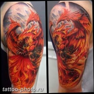 фото идеи тату феникс 18.12.2018 №356 - photo ideas tattoo phoenix - tattoo-photo.ru