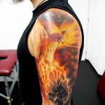 фото идеи тату феникс 18.12.2018 №397 - photo ideas tattoo phoenix - tattoo-photo.ru