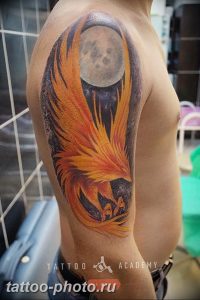 фото идеи тату феникс 18.12.2018 №409 - photo ideas tattoo phoenix - tattoo-photo.ru
