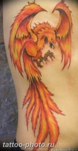 фото идеи тату феникс 18.12.2018 №418 - photo ideas tattoo phoenix - tattoo-photo.ru
