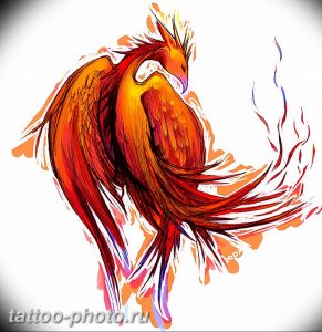 фото идеи тату феникс 18.12.2018 №442 - photo ideas tattoo phoenix - tattoo-photo.ru