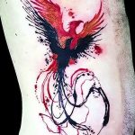 фото идеи тату феникс 18.12.2018 №445 - photo ideas tattoo phoenix - tattoo-photo.ru