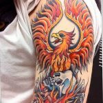 фото идеи тату феникс 18.12.2018 №453 - photo ideas tattoo phoenix - tattoo-photo.ru