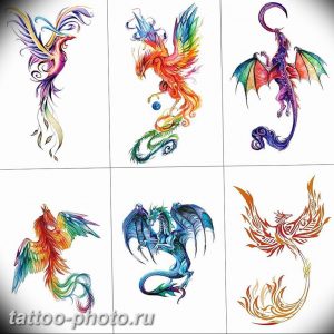 фото идеи тату феникс 18.12.2018 №463 - photo ideas tattoo phoenix - tattoo-photo.ru