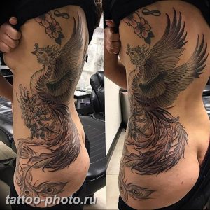 фото идеи тату феникс 18.12.2018 №483 - photo ideas tattoo phoenix - tattoo-photo.ru
