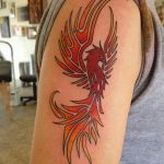 фото идеи тату феникс 18.12.2018 №487 - photo ideas tattoo phoenix - tattoo-photo.ru