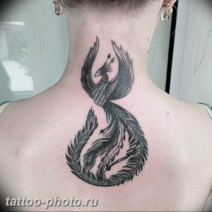 фото идеи тату феникс 18.12.2018 №489 - photo ideas tattoo phoenix - tattoo-photo.ru