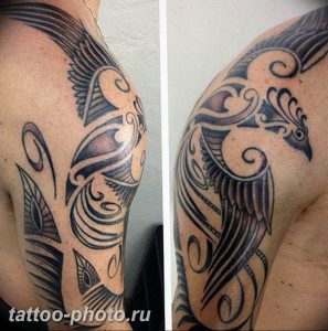 фото идеи тату феникс 18.12.2018 №507 - photo ideas tattoo phoenix - tattoo-photo.ru