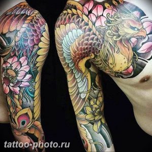 фото идеи тату феникс 18.12.2018 №509 - photo ideas tattoo phoenix - tattoo-photo.ru