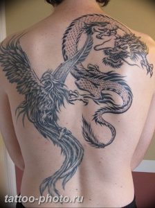 фото идеи тату феникс 18.12.2018 №525 - photo ideas tattoo phoenix - tattoo-photo.ru