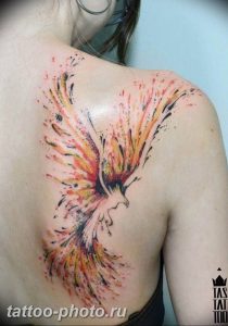 фото идеи тату феникс 18.12.2018 №545 - photo ideas tattoo phoenix - tattoo-photo.ru