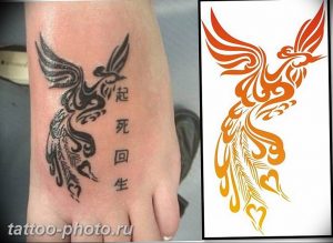 фото идеи тату феникс 18.12.2018 №547 - photo ideas tattoo phoenix - tattoo-photo.ru