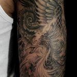 фото идеи тату феникс 18.12.2018 №550 - photo ideas tattoo phoenix - tattoo-photo.ru