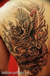 фото идеи тату феникс 18.12.2018 №559 - photo ideas tattoo phoenix - tattoo-photo.ru