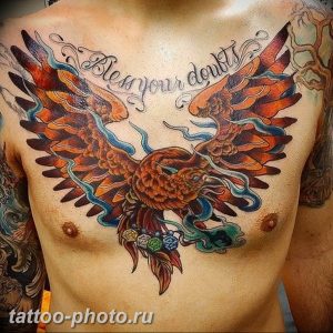 фото идеи тату феникс 18.12.2018 №573 - photo ideas tattoo phoenix - tattoo-photo.ru