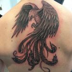 фото идеи тату феникс 18.12.2018 №590 - photo ideas tattoo phoenix - tattoo-photo.ru