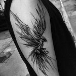 фото идеи тату феникс 18.12.2018 №591 - photo ideas tattoo phoenix - tattoo-photo.ru