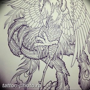 фото идеи тату феникс 18.12.2018 №595 - photo ideas tattoo phoenix - tattoo-photo.ru