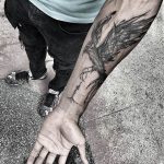 фото идеи тату феникс 18.12.2018 №599 - photo ideas tattoo phoenix - tattoo-photo.ru