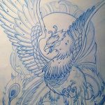 фото идеи тату феникс 18.12.2018 №613 - photo ideas tattoo phoenix - tattoo-photo.ru