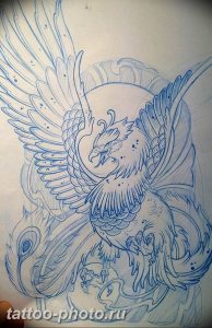 фото идеи тату феникс 18.12.2018 №613 - photo ideas tattoo phoenix - tattoo-photo.ru