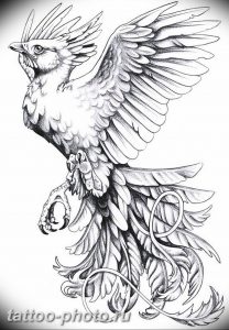 фото идеи тату феникс 18.12.2018 №616 - photo ideas tattoo phoenix - tattoo-photo.ru