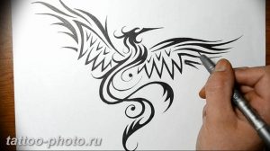 фото идеи тату феникс 18.12.2018 №619 - photo ideas tattoo phoenix - tattoo-photo.ru