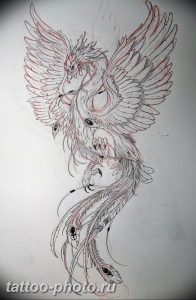 фото идеи тату феникс 18.12.2018 №620 - photo ideas tattoo phoenix - tattoo-photo.ru