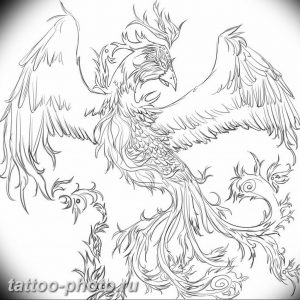 фото идеи тату феникс 18.12.2018 №621 - photo ideas tattoo phoenix - tattoo-photo.ru