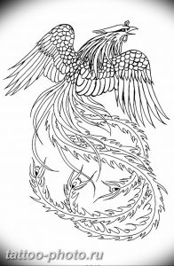 фото идеи тату феникс 18.12.2018 №628 - photo ideas tattoo phoenix - tattoo-photo.ru
