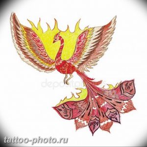 фото идеи тату феникс 18.12.2018 №633 - photo ideas tattoo phoenix - tattoo-photo.ru
