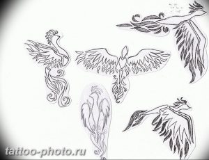фото идеи тату феникс 18.12.2018 №636 - photo ideas tattoo phoenix - tattoo-photo.ru