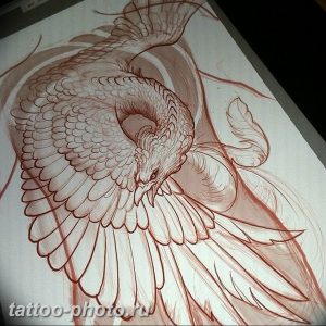 фото идеи тату феникс 18.12.2018 №677 - photo ideas tattoo phoenix - tattoo-photo.ru
