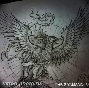 фото идеи тату феникс 18.12.2018 №679 - photo ideas tattoo phoenix - tattoo-photo.ru