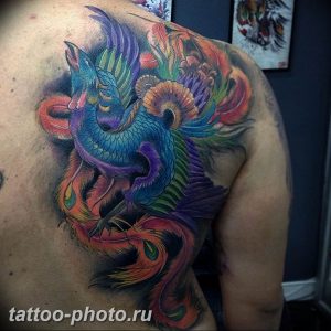 фото идеи тату феникс 18.12.2018 №691 - photo ideas tattoo phoenix - tattoo-photo.ru