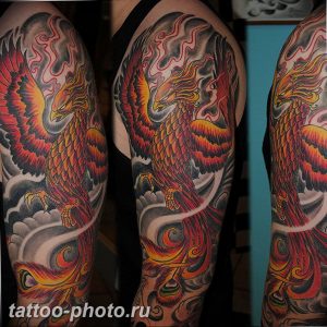фото идеи тату феникс 18.12.2018 №696 - photo ideas tattoo phoenix - tattoo-photo.ru