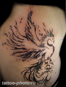 фото идеи тату феникс 18.12.2018 №751 - photo ideas tattoo phoenix - tattoo-photo.ru