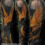 фото идеи тату феникс 18.12.2018 №777 - photo ideas tattoo phoenix - tattoo-photo.ru